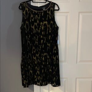 Stylish Black and Gold Women's Dress
